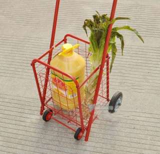 Mini Shopping Cart   Folding Grocery Toy Laundy Cart  