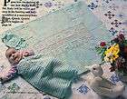   Just Ducky Baby Set/Bunting/Hat & Afghan/Crochet Pattern Instructions