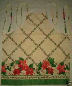 CHRISTMAS HOLIDAY BARBEQUE APRON NEW MADE IN THE USA  