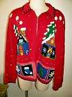 tacky ugly christmas sweater long sleeve red house returns not