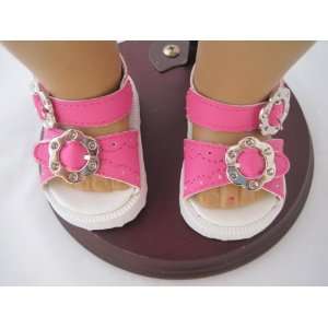  Pink Elegant Sandals for 18 Inch Dolls Including the 