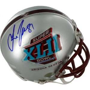  Amani Toomer Autographed Super Bowl XLII Champions Mini 
