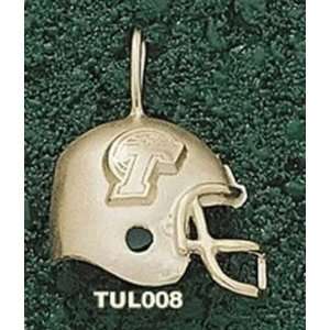  14Kt Gold Tulane University T Helmet