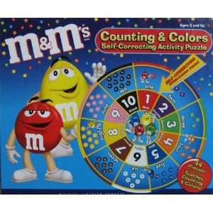  M&Ms counting & Colors Self Correcting Activity Puzzle 