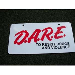   DARE D.A.R.E License Plate Cop Interceptor Police 