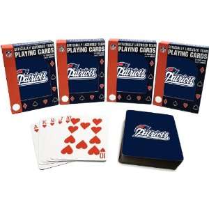   Specialties New England Patriots Playing Cards  4 Pack Sports