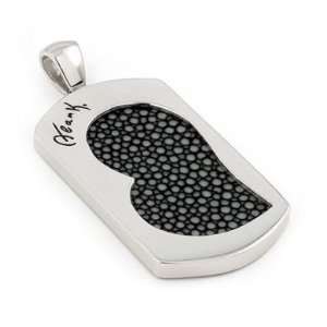  Hemitite Stingray Cutout Heart Dogtag 