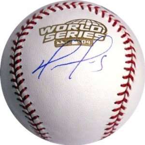  David Ortiz Signed 2007 World Series Baseball