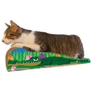  Scratch N Shapes Crocodile / Alligator Cat Scratcher Pet 