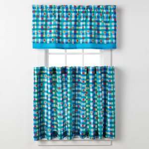    Firefend Kids Checkered Tier Window Treatments