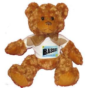   MOTHER COMES BASSIST Plush Teddy Bear with WHITE T Shirt Toys & Games