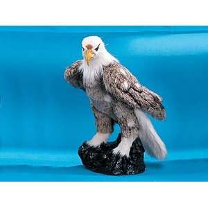 Eagle On Rock Decoration Model Collectible Figurine Figure Statue New 