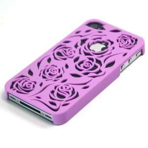  Purple Rose Rear Snap On Cover Case / Hard Case / shell 