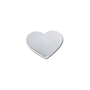  Heart (oversized curved) Chrome Emblem Automotive