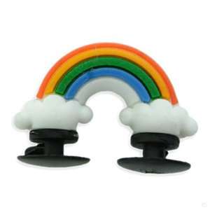 3D Shoe Charms, Style your Crocs, Rainbow #1403, Clogs stickers  fun 