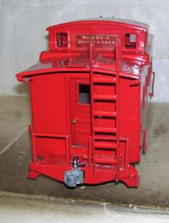 REPRODUCTIONS BUDDY L 2001 C OUTDOOR RAILROAD CABOOSE (RED)  