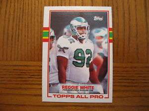 1989 Topps REGGIE WHITE Eagles All Pro Card #108  