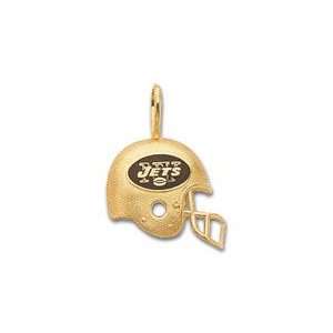   enamel New York Jets helmet charm Gold and Diamond Source Jewelry