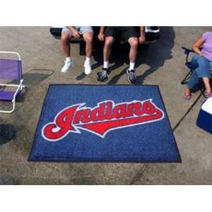 Cleveland Indians 5X6ft Indoor/Outdoor Tailgater Area Rug/Mat/Carpet 