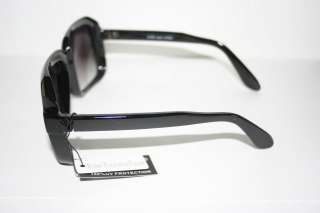  Design Sunglasses Run DMC Old School Black Frame Shades Retro Nerd 