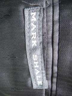 MARK SHALE Wool Black Peacoat Blazer Coat Jacket Sz 6  