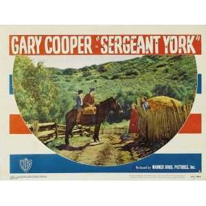  Sergeant York   Movie Poster   11 x 17