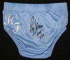 Nature Boy Ric Flair Signed Baby Blue Wrestling Trunks ASI Proof