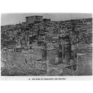  The ruins of Chinatown,Nob Hill,San Francisco,California 