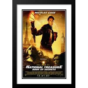  National Treasure Secrets 20x26 Framed and Double Matted Movie 