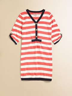 Juicy Couture   Girls Elbow Sleeve Stripe Sweater Dress    