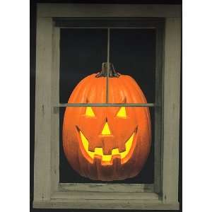  Happy Pumpkin Translucent Halloween Window Poster Decoration 