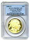 2008 W $50 PCGS Proof 69 DCameo (American Buffalo) $50 Gold Buffalo