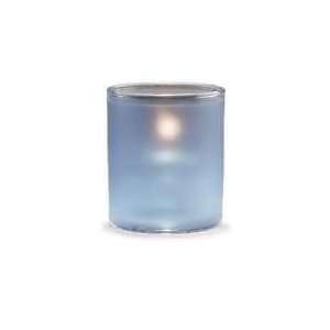  Hollowick . Satin Blue Glass Tealight Lamp