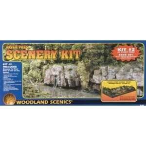    Woodland Scenics   River Pass Scenery Kit #2 (Trains) Toys & Games