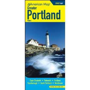   American Map 513472 Greater Portland Maine Pocket Map