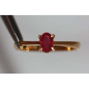  Kashmir Ruby Gold Ring 22ct Jewelry