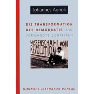   Transformation der Demokratie (9783894582326) Johannes Agnoli Books
