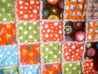 Rag quilt blanket Baby toddler Dr. Seuss The Lorax  