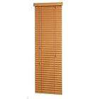 Custom Cut Bali 28in x 54in Honey Premium Faux Wood Blind 75 5402 63