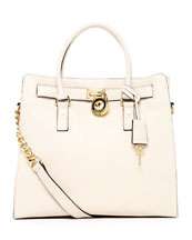 MICHAEL Michael Kors Hamilton Large Tote, Vanilla