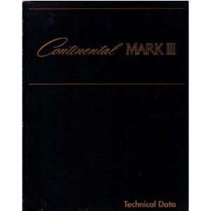  1968 LINCOLN MARK III Shop Service Repair Manual Book Automotive