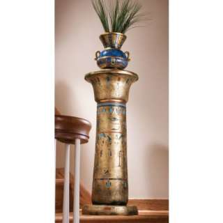  32 Classic Egyptian Sculpture Column Pedestal Flower Vase Stand