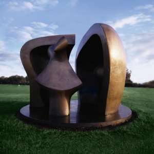  Hand Made Oil Reproduction   Henry Moore   24 x 24 inches 