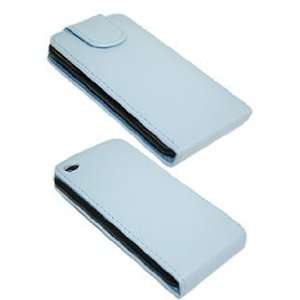 Modern Tech Blue PU Leather Flip and Clip Case for iPod Touch 4G (4th 