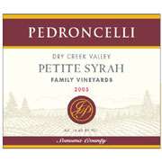 Pedroncelli Family Vineyard Petite Sirah 2005 