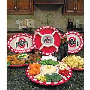  Ohio State Buckeyes NCAA Homegating Ceramic Platter 