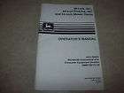 John Deere Operators Manual 38 Inch,42C,44 Inch Piranha, 48C & 54inch 