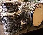 Ludwig drums sets Classic Maple USA Made 3pc Black Oyster Pearl 12 