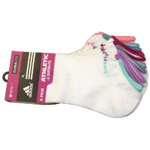  Adidas Womens Climalite No Show Socks 6 Pair pack (Shoe 
