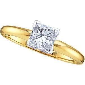   EXCELLENT Princess Diamond Ring ( Size 7 H I Color, I1 I2 Clarity